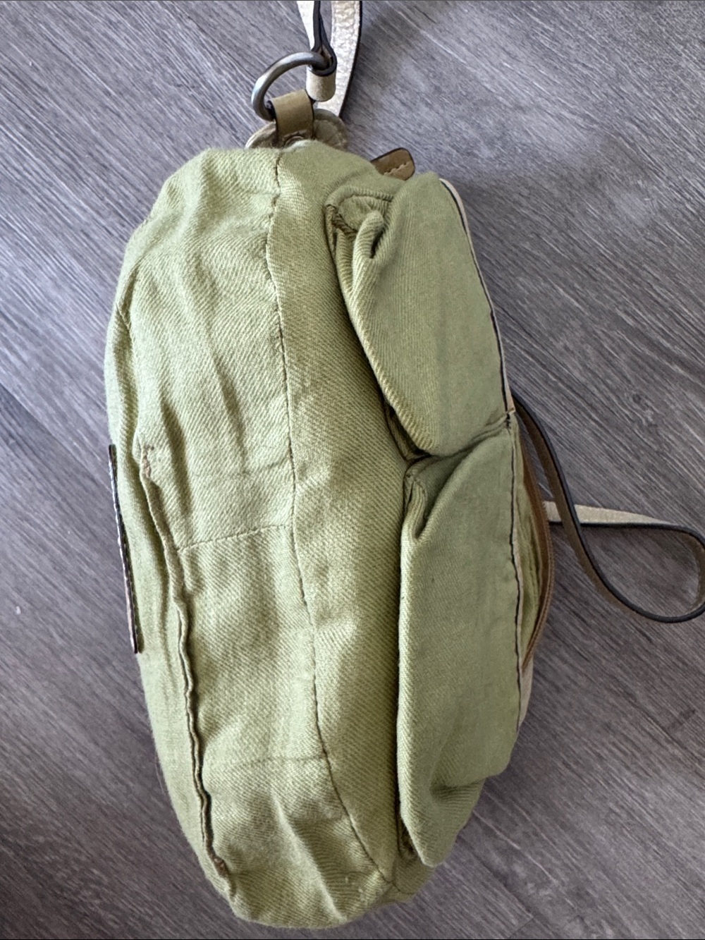 Fossil Leather Crescent Shoulder Bag with Tassel Accents - Picture 10 of 11